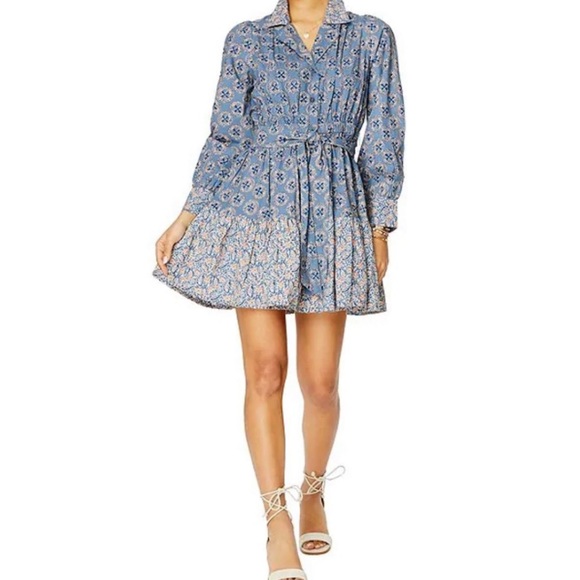 Roller Rabbit Primrose Shea
Printed Long Puff Sleeve Notch
Collar Dress - Picture 4 of 6